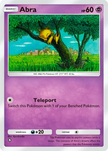 Abra (a1-115) card in Pokémon TCG Pocket