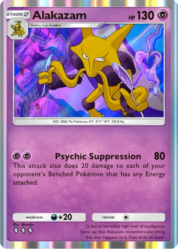 Alakazam (a2b-031) card in Pokémon TCG Pocket
