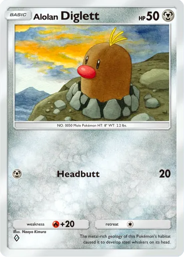 Alolan Diglett (a3-117) card in Pokémon TCG Pocket