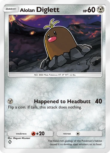 Alolan Diglett (a4b-249) card in Pokémon TCG Pocket
