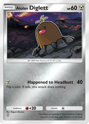 Alolan Diglett (a4b-250) card in Pokémon TCG Pocket