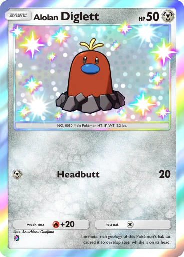 Alolan Diglett (b1-311) card in Pokémon TCG Pocket