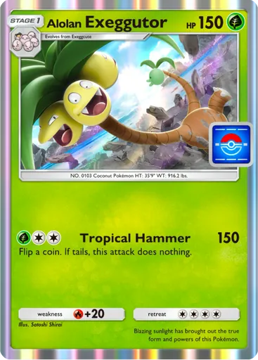Alolan Exeggutor (pa-069) card in Pokémon TCG Pocket