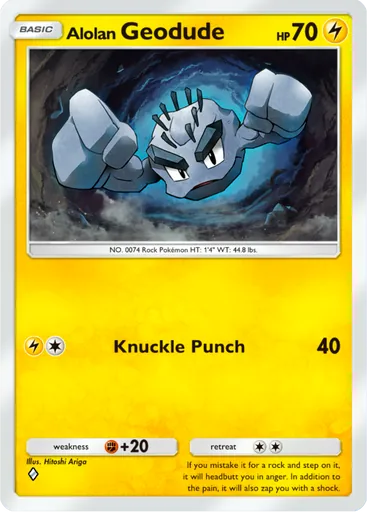 Alolan Geodude (a3-059) card in Pokémon TCG Pocket