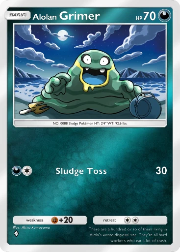 Alolan Grimer (a4b-234) card in Pokémon TCG Pocket