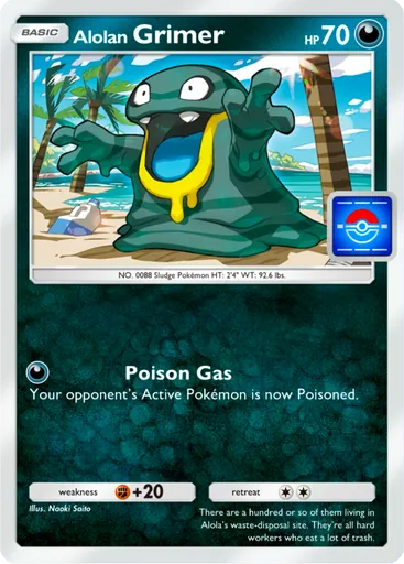 Alolan Grimer (pa-072) card in Pokémon TCG Pocket