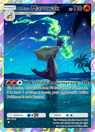 Alolan Marowak (a3-160) card in Pokémon TCG Pocket