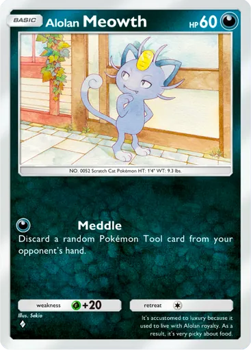 Alolan Meowth (a3a-037) card in Pokémon TCG Pocket