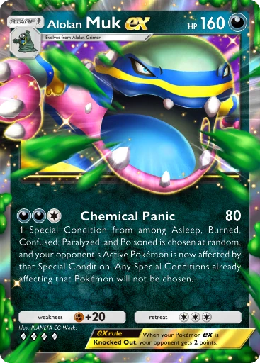 Alolan Muk ex (a4b-235) card in Pokémon TCG Pocket