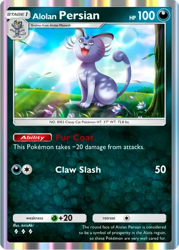 Alolan Persian (a3-109) card in Pokémon TCG Pocket
