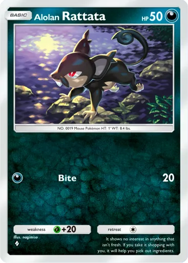 Alolan Rattata (a3-106) card in Pokémon TCG Pocket