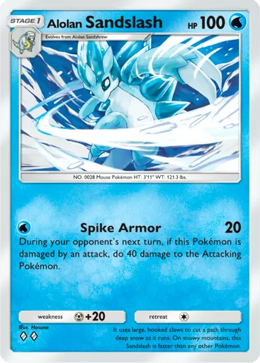 Alolan Sandslash (a3-039) card in Pokémon TCG Pocket