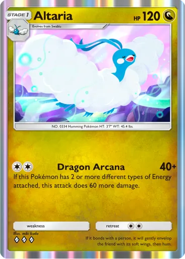 Altaria (a4a-055) card in Pokémon TCG Pocket
