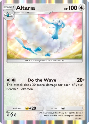 Altaria (b1-197) card in Pokémon TCG Pocket