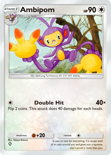 Ambipom (a2-131) card in Pokémon TCG Pocket