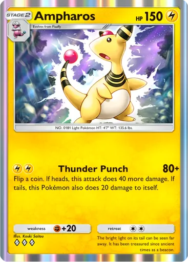 Ampharos (a4-069) card in Pokémon TCG Pocket