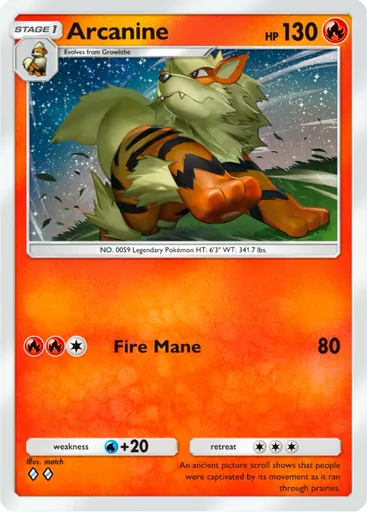 Arcanine (a3-026) card in Pokémon TCG Pocket