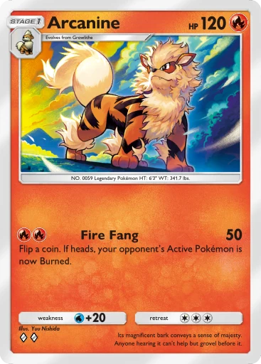 Arcanine (b1-029) card in Pokémon TCG Pocket