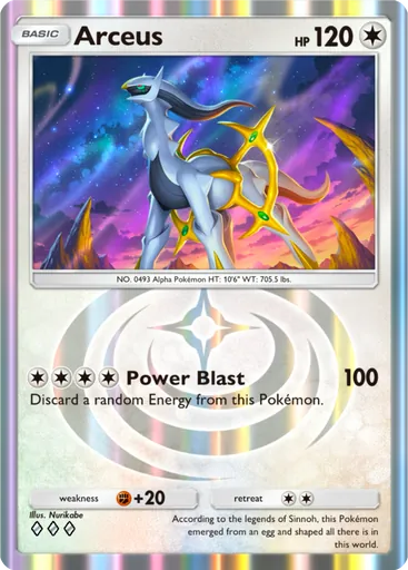 Arceus (a2a-070) card in Pokémon TCG Pocket