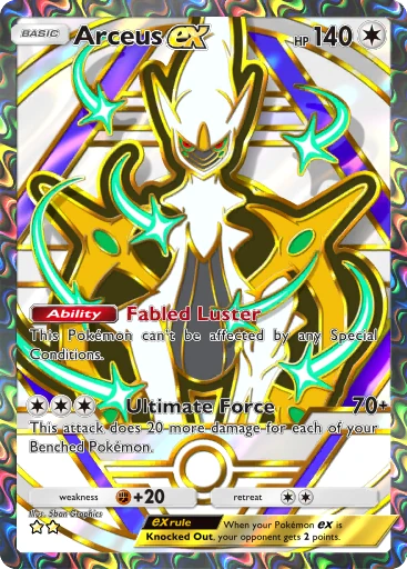 Arceus ex (a4b-372) card in Pokémon TCG Pocket