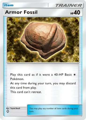 Armor Fossil (a2-145) card in Pokémon TCG Pocket