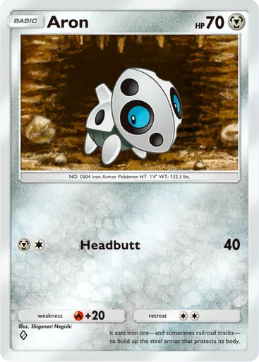 Aron (a3a-048) card in Pokémon TCG Pocket