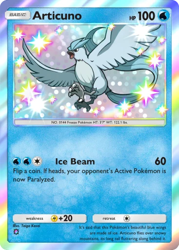 Articuno (b1-298) card in Pokémon TCG Pocket