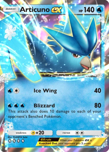 Articuno ex (a4b-101) card in Pokémon TCG Pocket