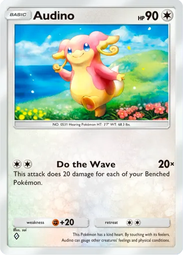 Audino (a3b-061) card in Pokémon TCG Pocket