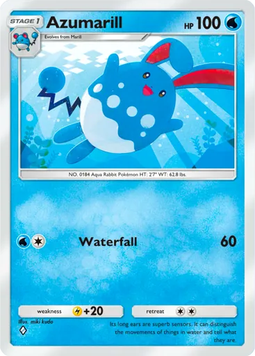 Azumarill (a2a-015) card in Pokémon TCG Pocket