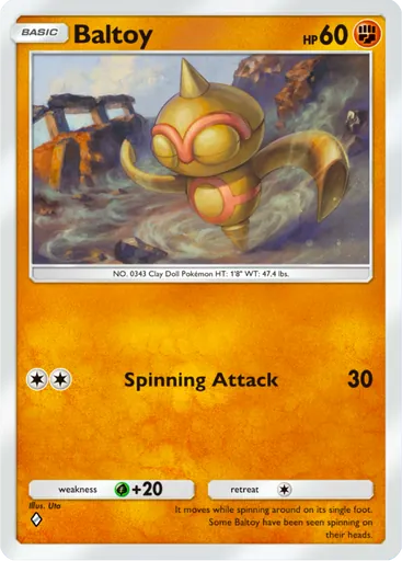 Baltoy (a3a-030) card in Pokémon TCG Pocket