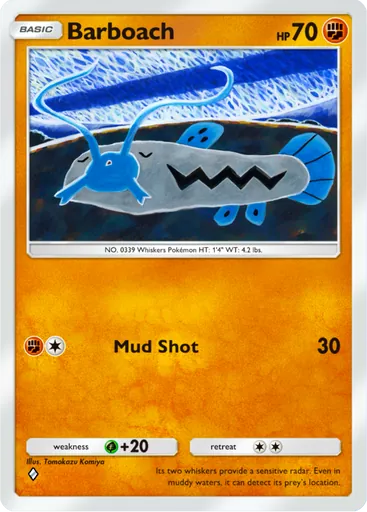 Barboach (a3b-038) card in Pokémon TCG Pocket