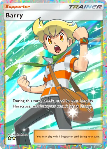Barry (a2a-089) card in Pokémon TCG Pocket