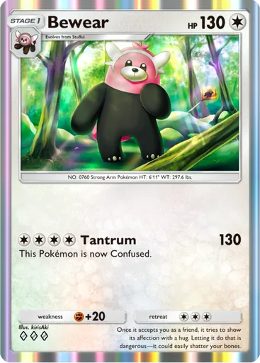 Bewear (a3-139) card in Pokémon TCG Pocket