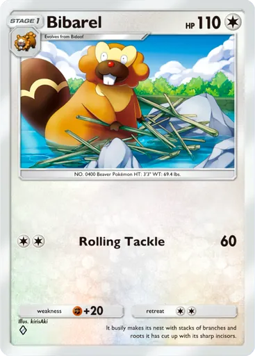 Bibarel (a2-136) card in Pokémon TCG Pocket