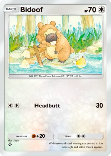 Bidoof (a2b-064) card in Pokémon TCG Pocket