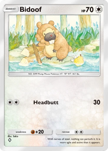 Bidoof (a4b-294) card in Pokémon TCG Pocket