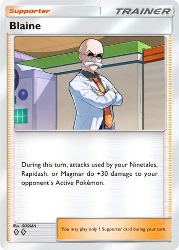 Blaine (a1-221) card in Pokémon TCG Pocket