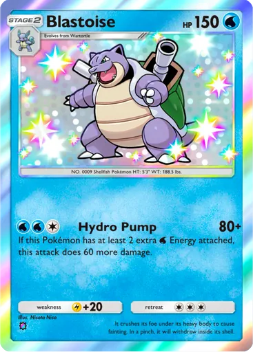 Blastoise (a3-217) card in Pokémon TCG Pocket