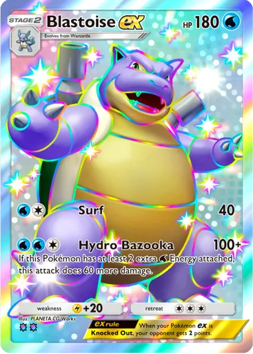 Blastoise ex (a3-232) card in Pokémon TCG Pocket