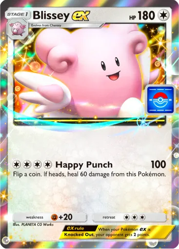 Blissey ex (pa-098) card in Pokémon TCG Pocket