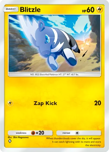 Blitzle (a1-105) card in Pokémon TCG Pocket