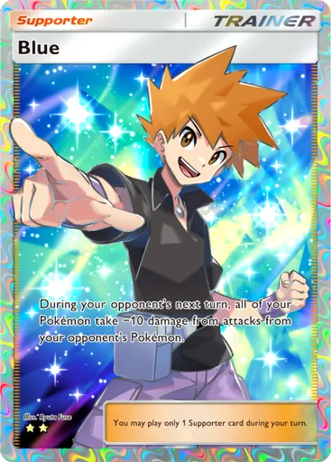 Blue (a1a-081) card in Pokémon TCG Pocket