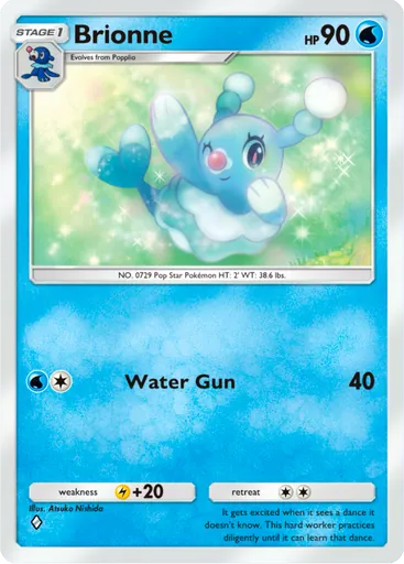 Brionne (a3b-023) card in Pokémon TCG Pocket