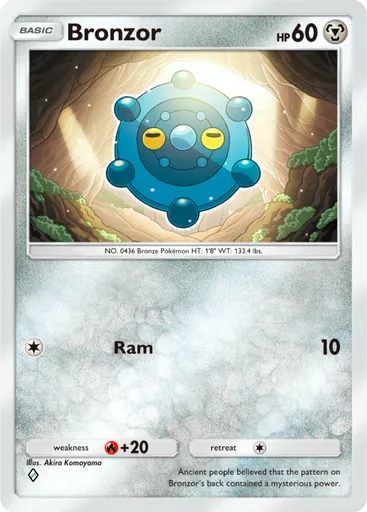 Bronzor (a2a-058) card in Pokémon TCG Pocket