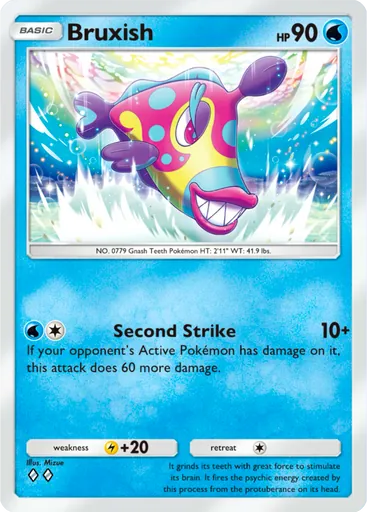 Bruxish (a1-091) card in Pokémon TCG Pocket