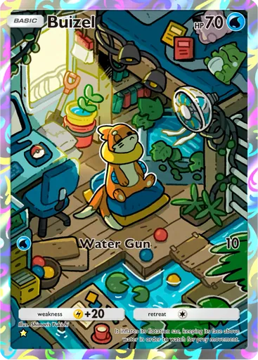 Buizel (a2b-074) card in Pokémon TCG Pocket