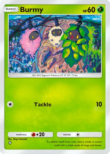 Burmy (a2-015) card in Pokémon TCG Pocket