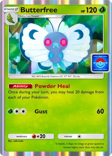 Butterfree (pa-013) card in Pokémon TCG Pocket