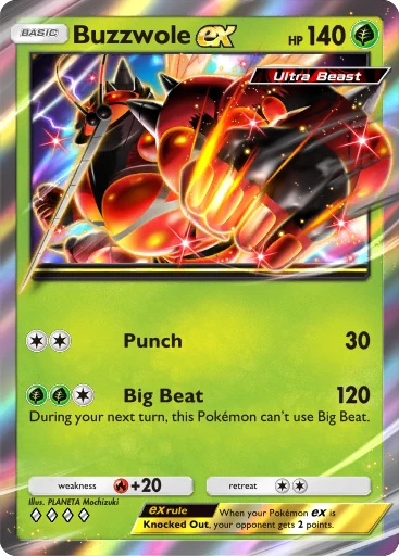 Buzzwole ex (a4b-044) card in Pokémon TCG Pocket